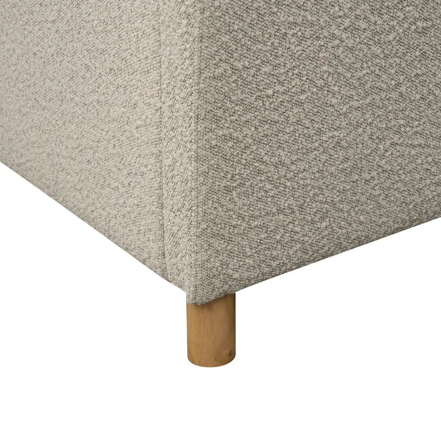 Aiden King Gaslift Bed Base - Copenhagen Grey