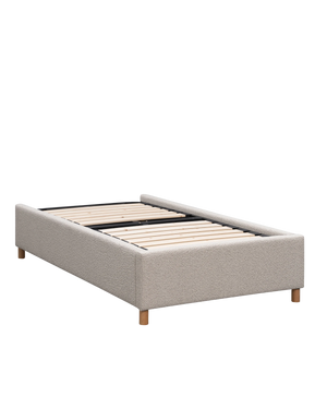 Kennedy Single Bed Base - Copenhagen Grey