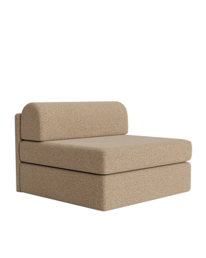 Addy Armless Middle Module - Copenhagen Espresso