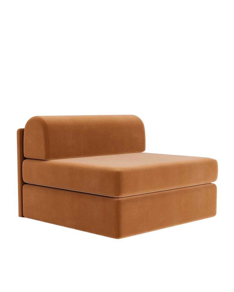 Addy Armless Middle Module - Opal Ochre