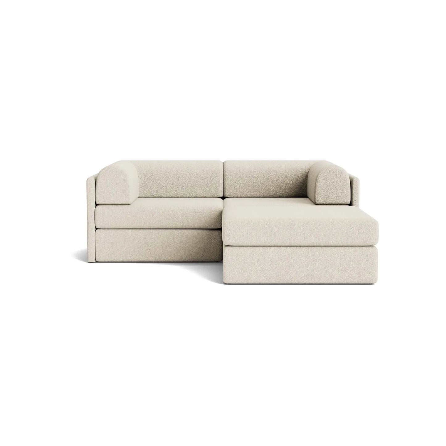 Addy 3 Seater Chaise Sofa - Copenhagen Grey