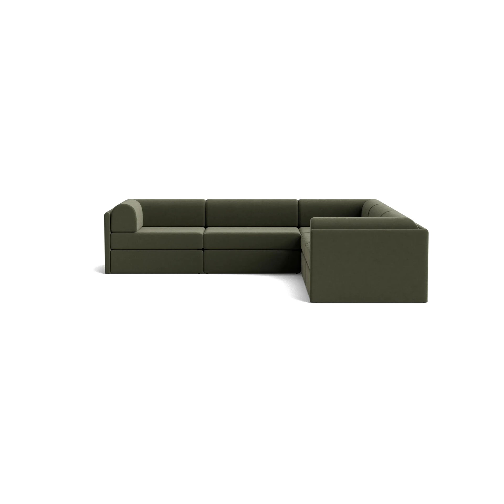 Addy Corner Sofa - Eden Leaf