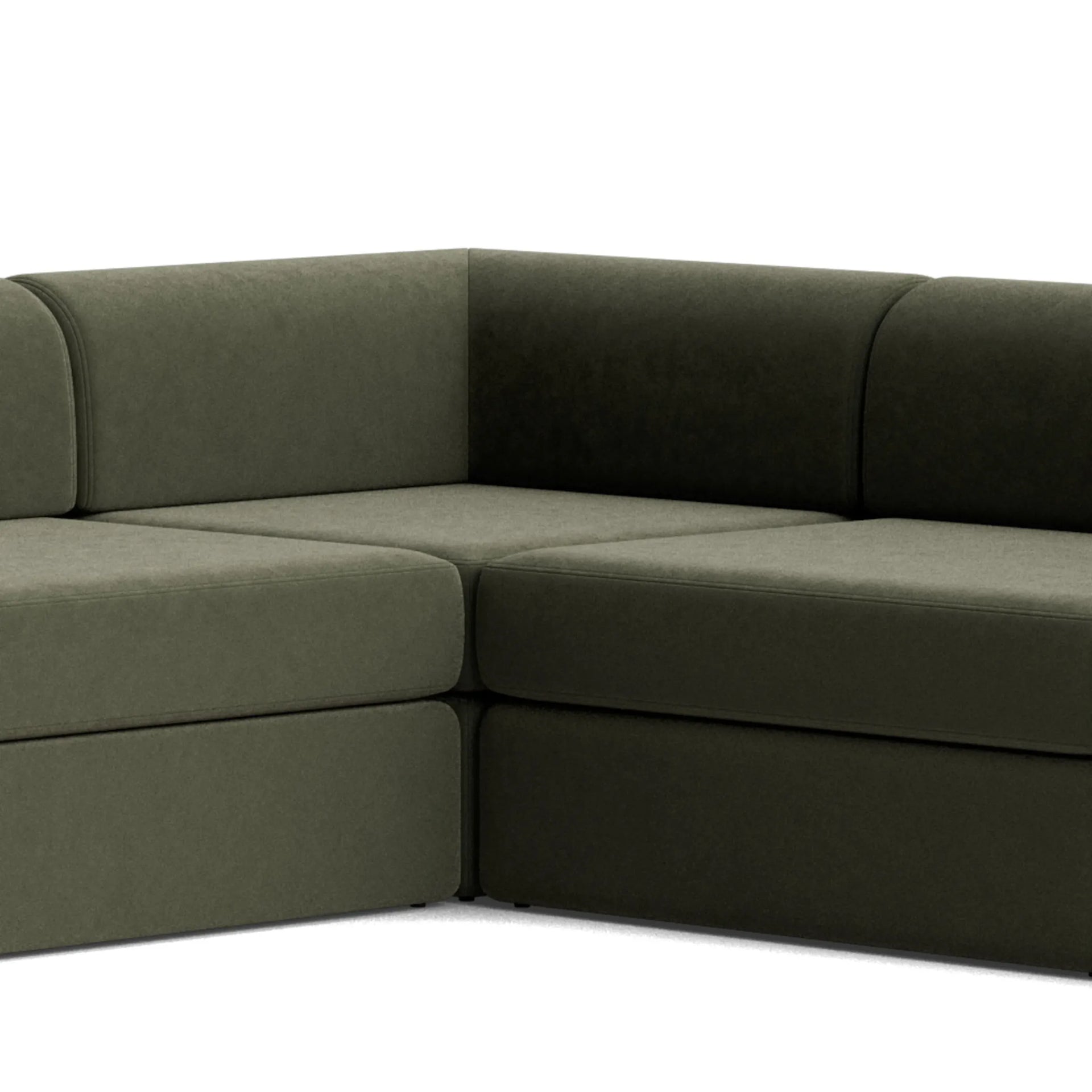 Addy Corner Sofa - Eden Leaf