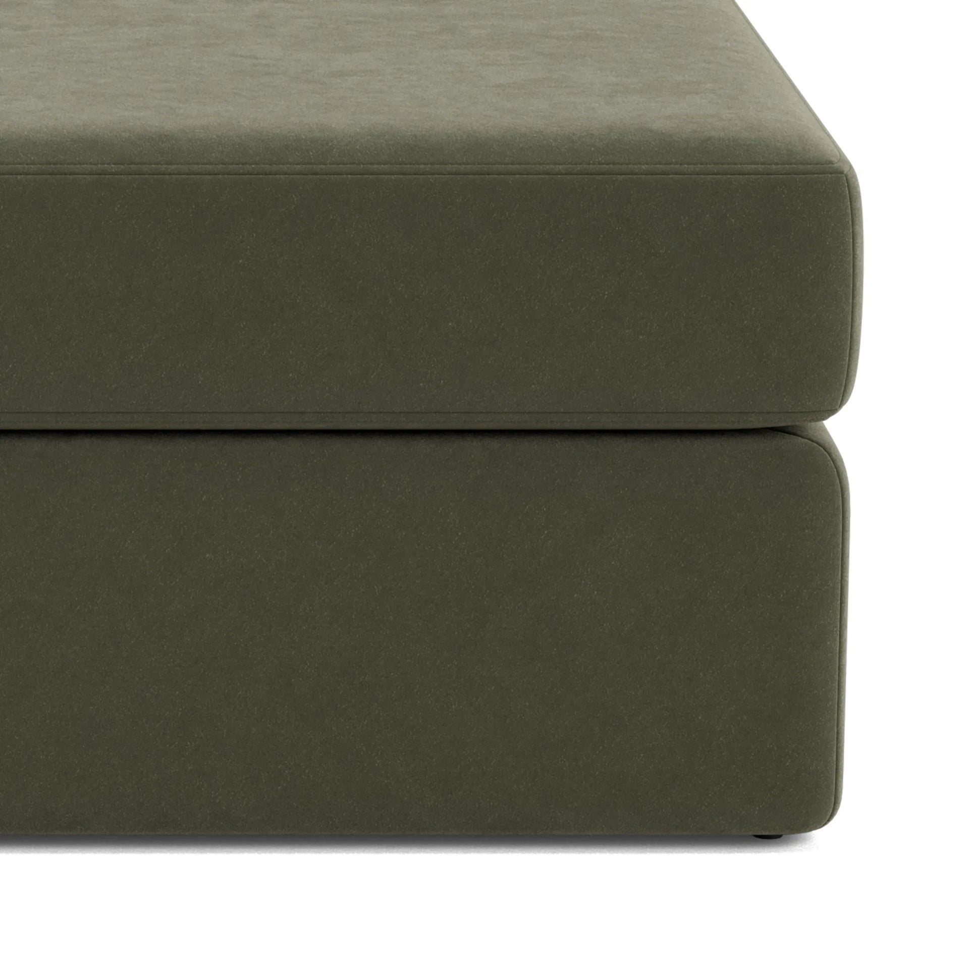 Addy Ottoman - Eden Leaf