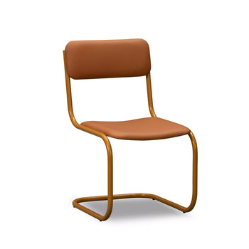 Nell Dining Chair - Caramel Leather / Ochre