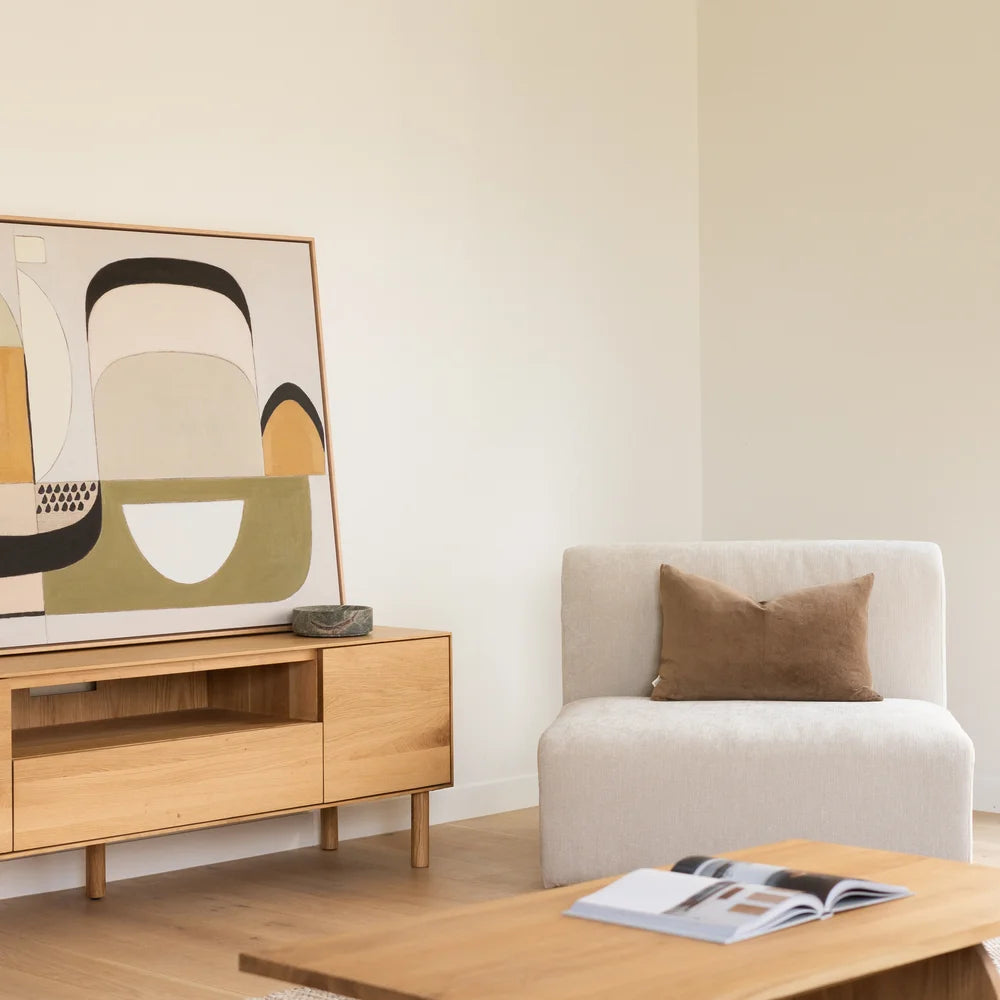 Jam Large Armless Middle Module - Opal Ochre