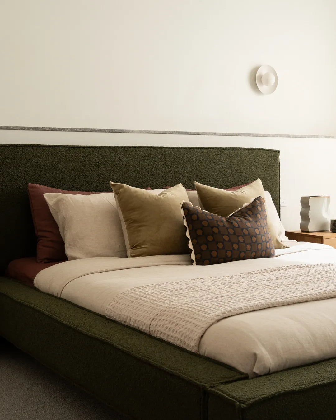 Doze Queen Bed Base - Copenhagen Forest