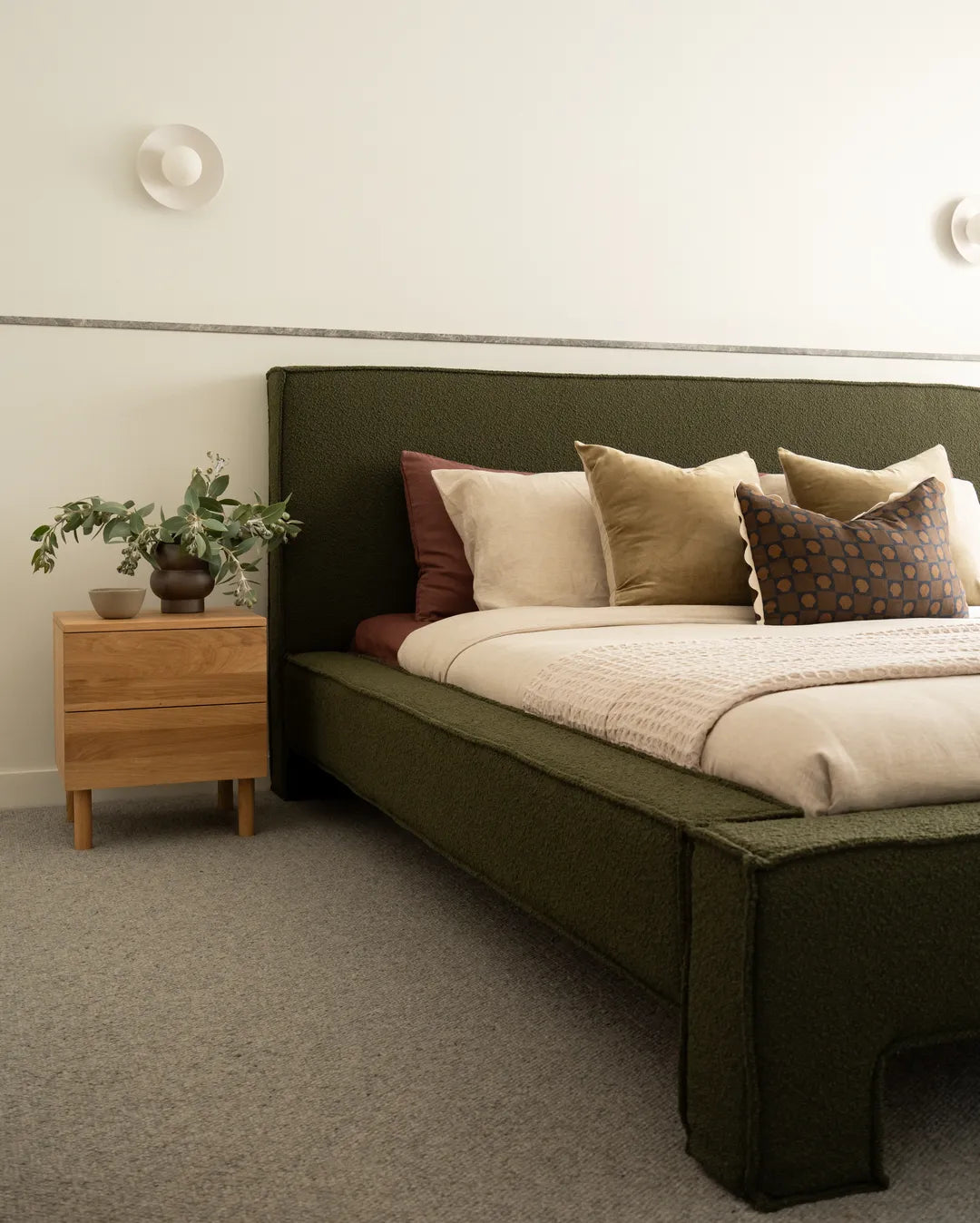 Doze Queen Bed Base - Copenhagen Forest