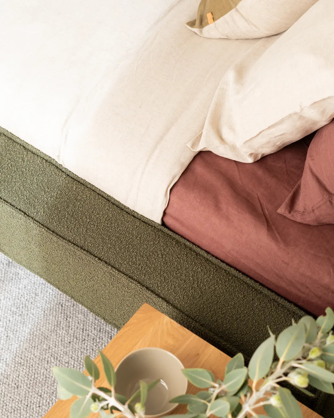 Doze Queen Bed Base - Copenhagen Forest