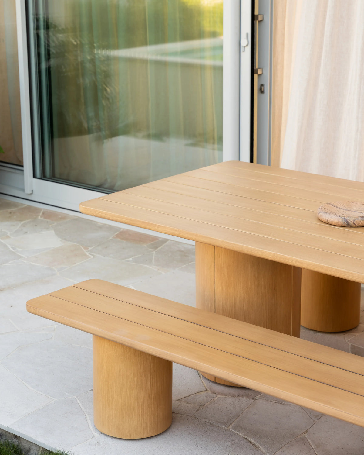 Drum Outdoor Bench Dining Package - 200cm
