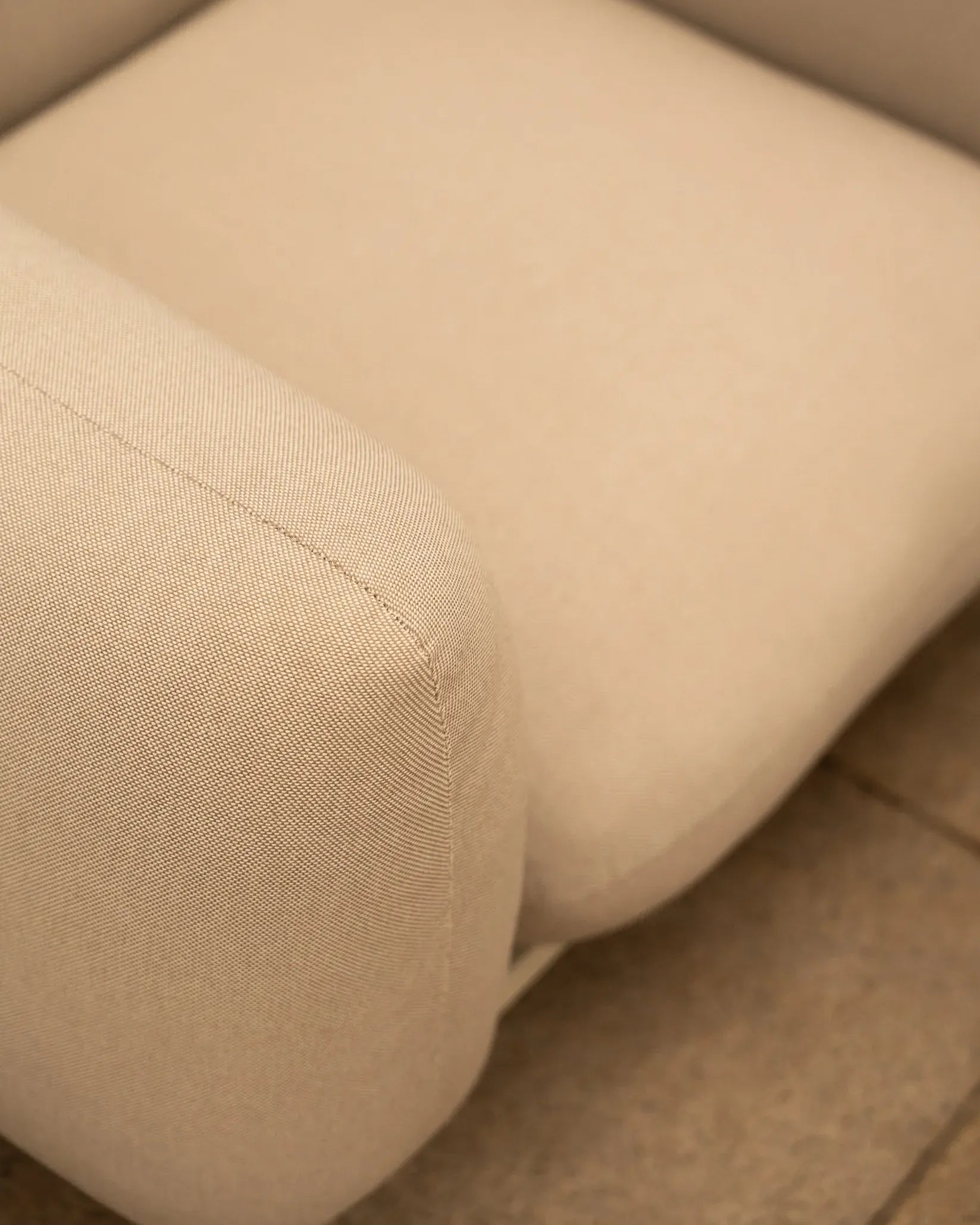 Boston Outdoor 3 Seater Sofa - Shell