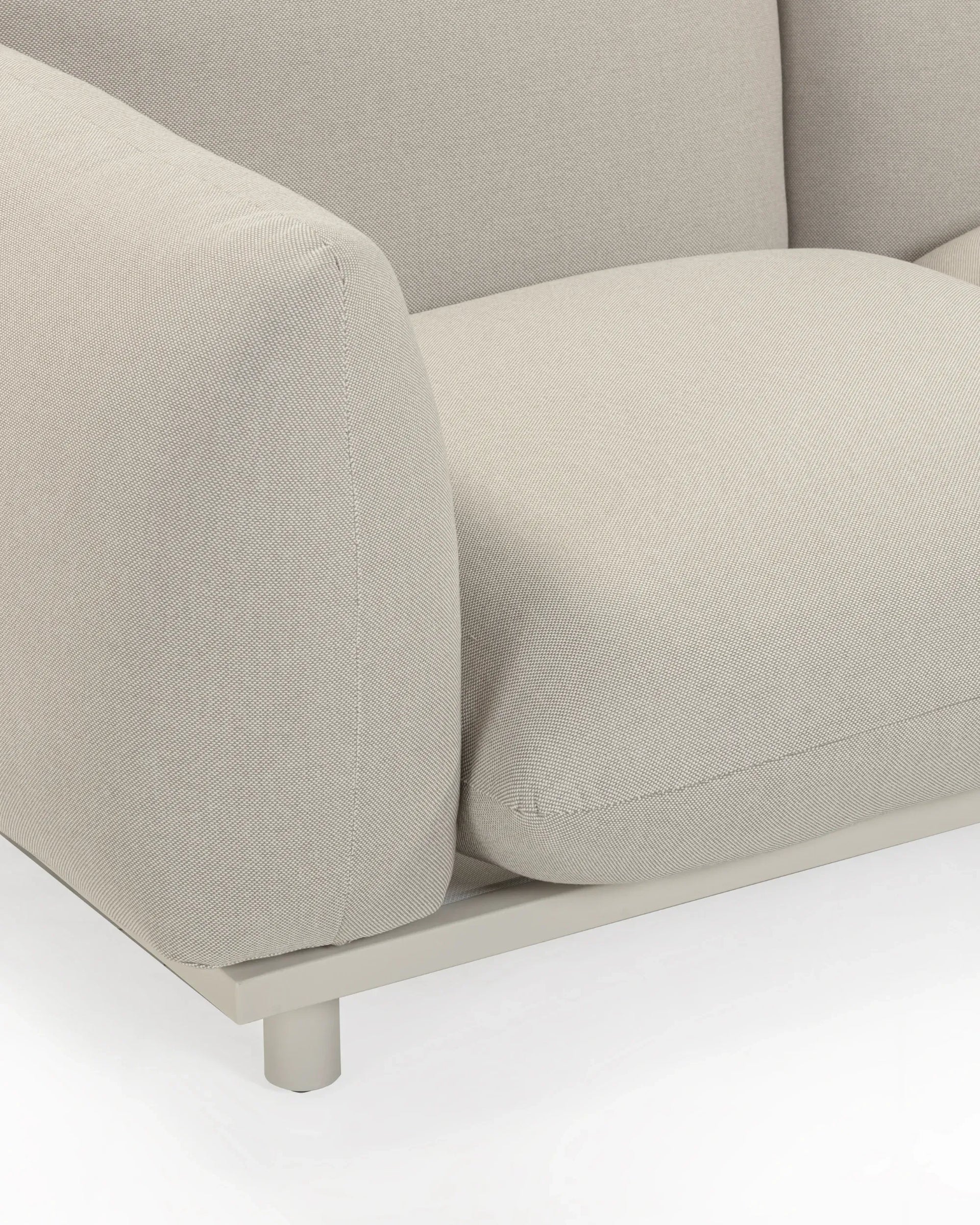 Boston Outdoor 3 Seater Sofa - Shell