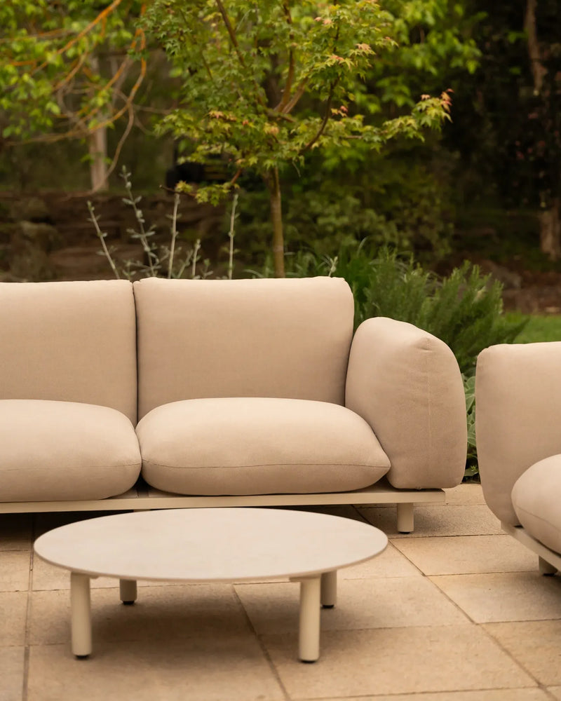 Boston Outdoor 3 Seater Sofa - Shell