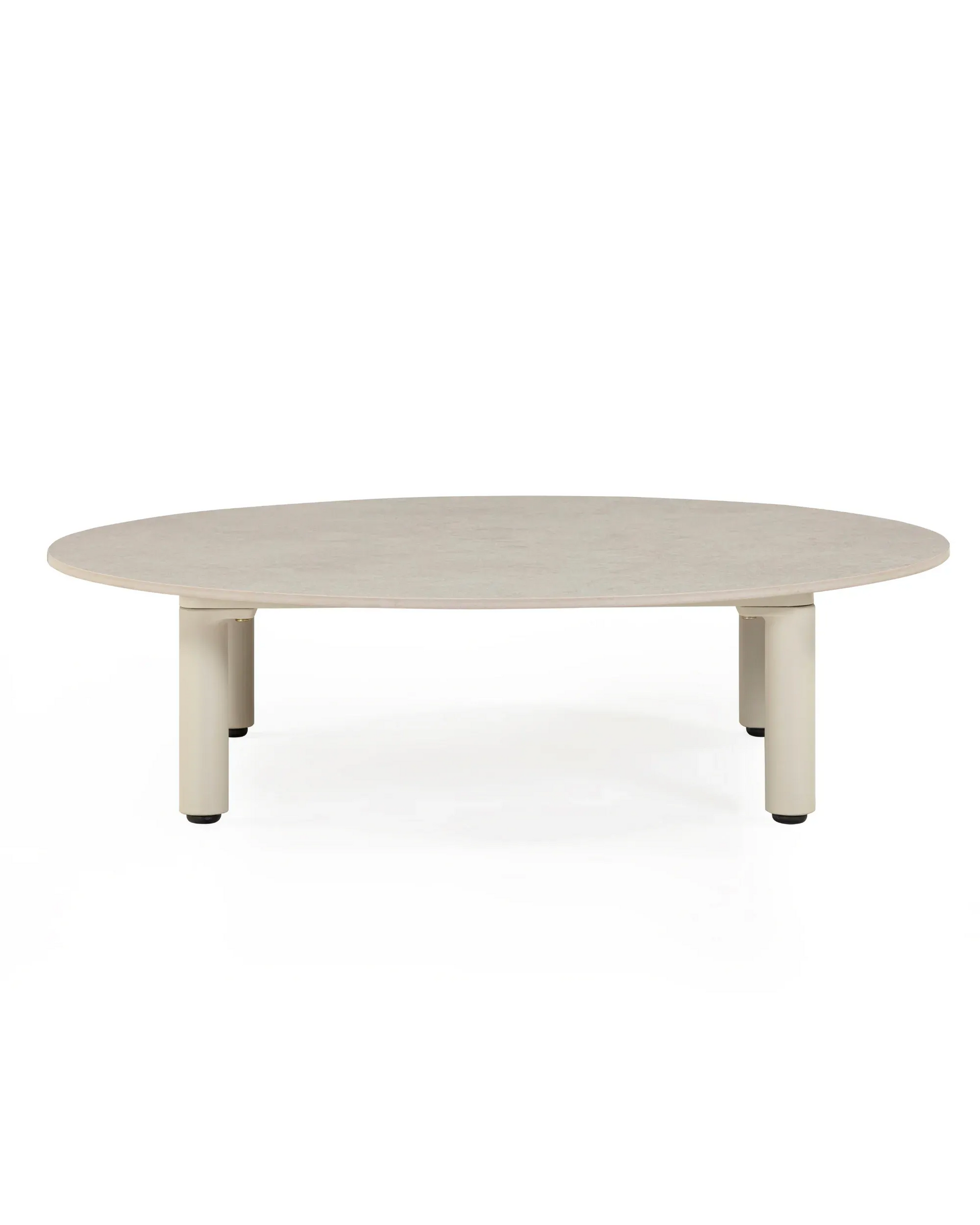 Boston Outdoor Tall Coffee Table - Light Stone