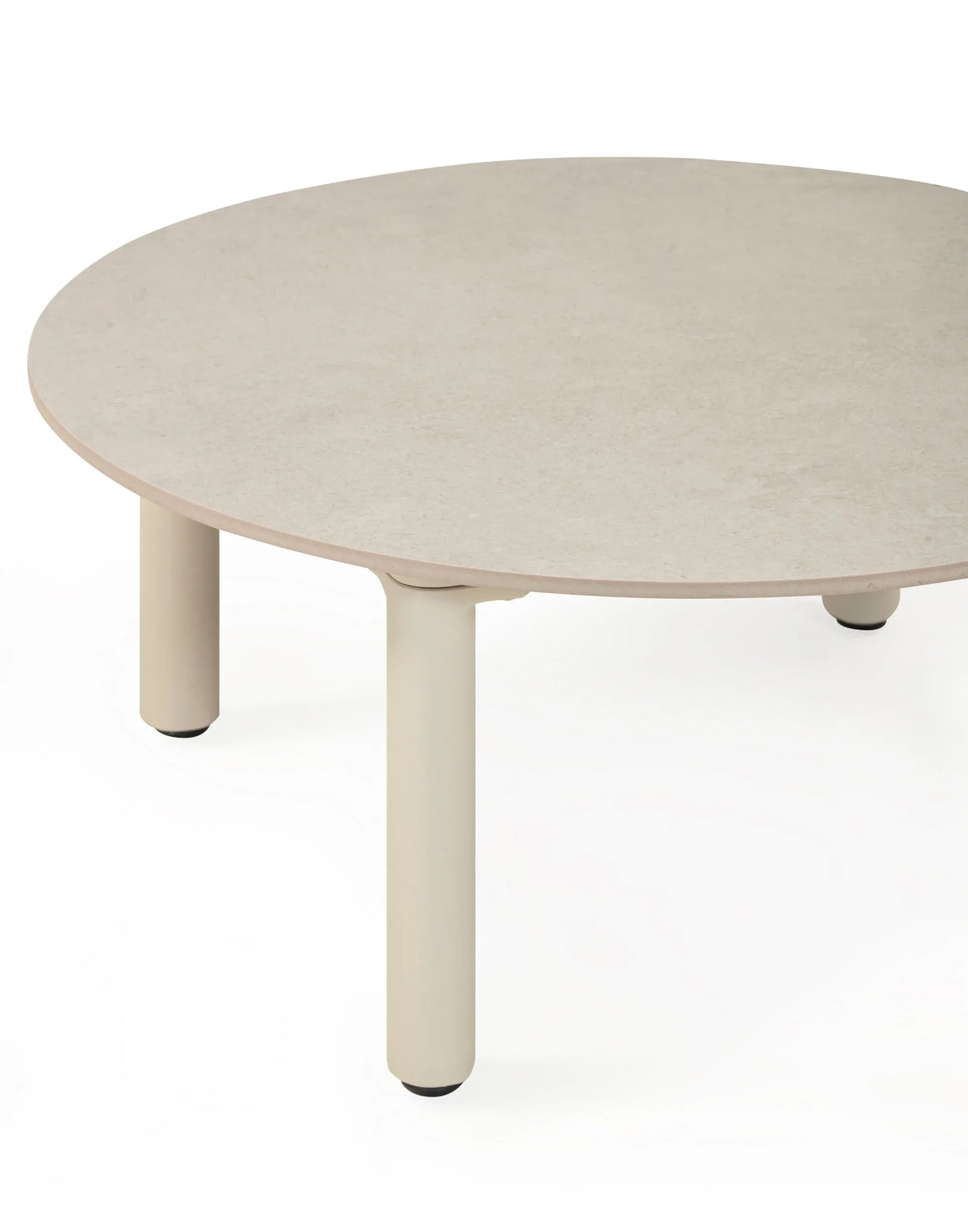 Boston Outdoor Tall Coffee Table - Light Stone