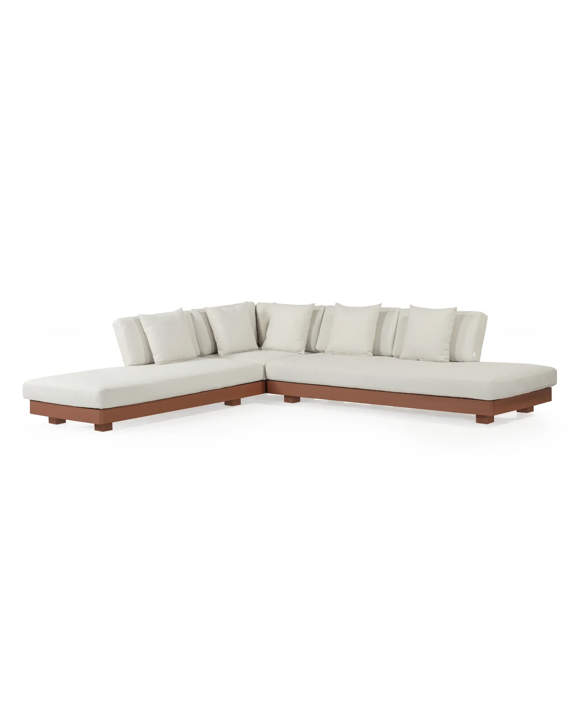 Lennox Outdoor Corner Sofa - Clay/Stone