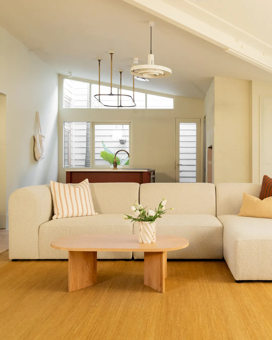 Edge Oval Coffee Table Large - Oak