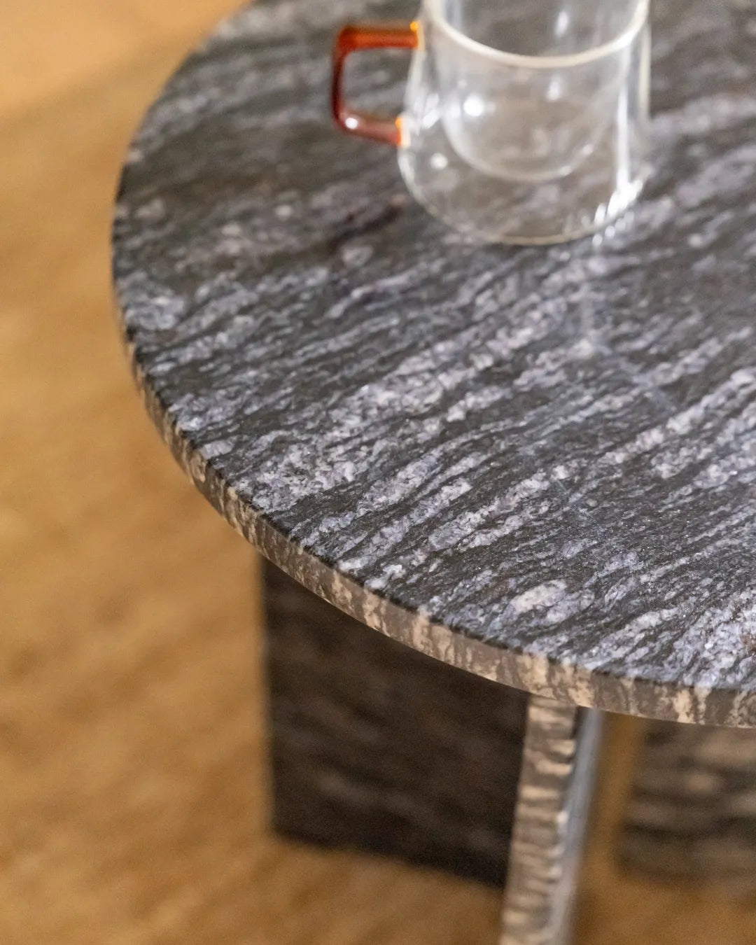 Edge Side Table - Black Forest Granite