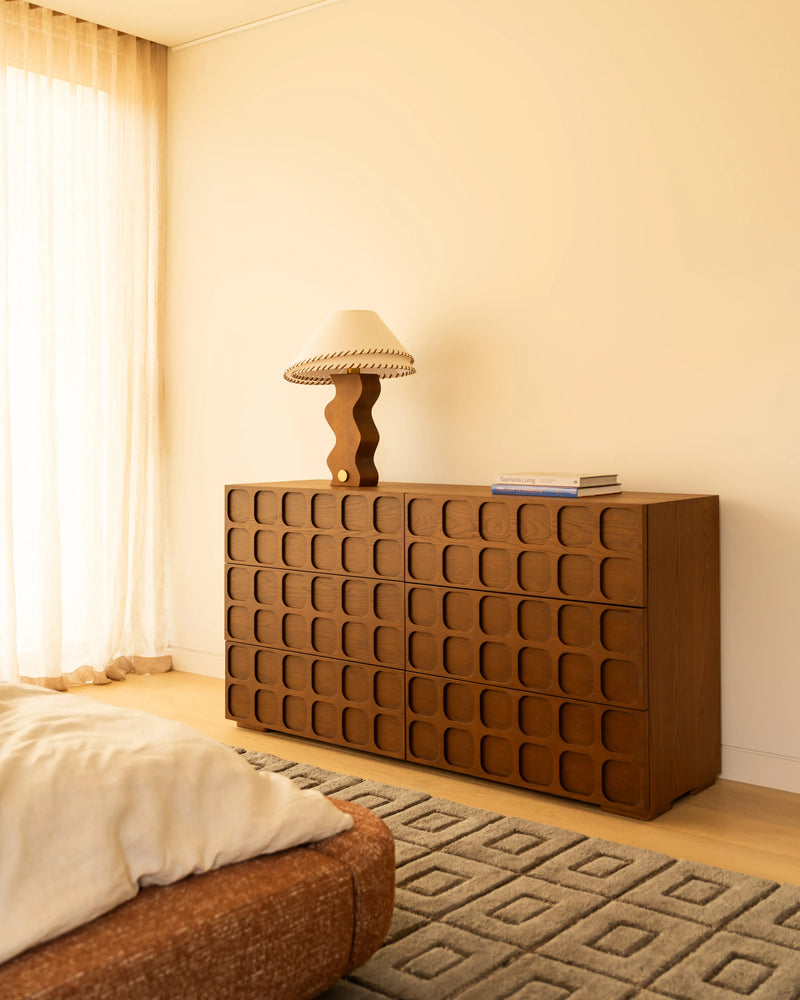 Embellish 6 Drawer Chest - Deep Oak