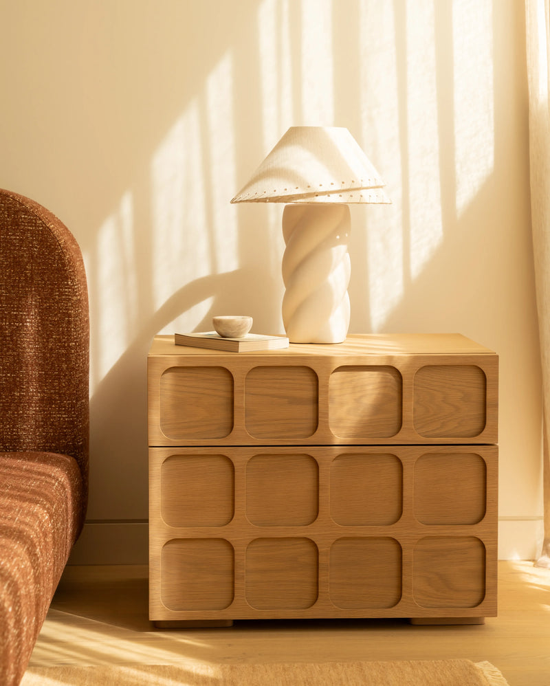 Embellish Bedside Table - Light Oak