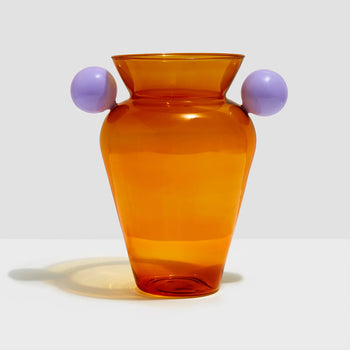 Geo Vase - Amber/Lilac
