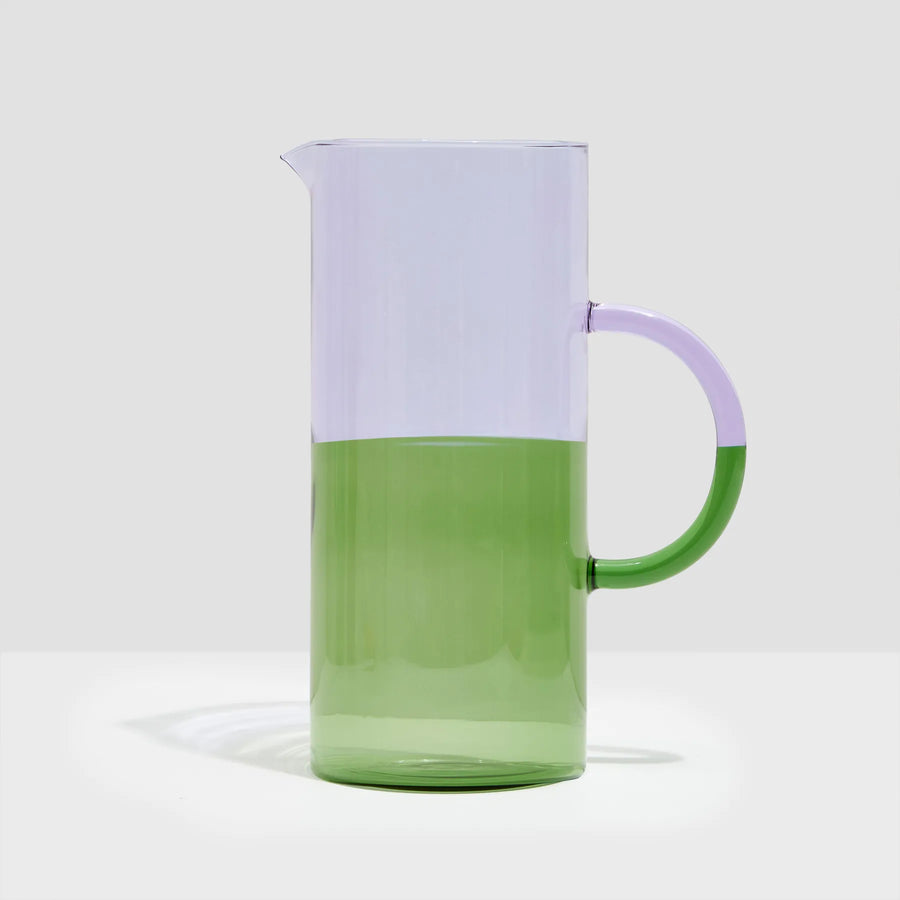 Two Tone Pitcher - Lilac/Green