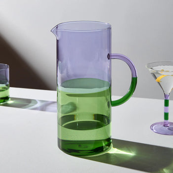Two Tone Pitcher - Lilac/Green