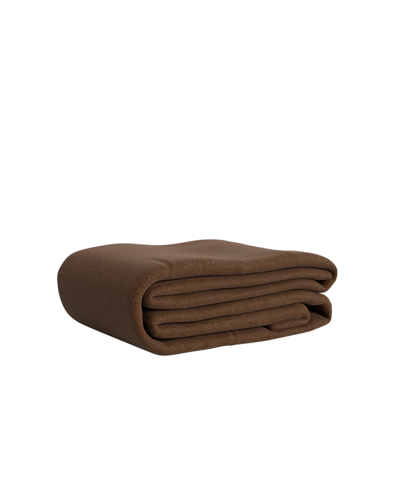 Sidney Bed Head 270cm Fabric - Fossil Chocolate