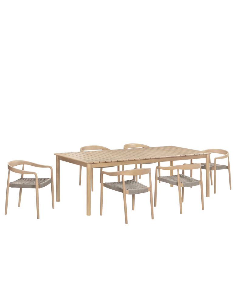 Burnett Outdoor Dining Package - Timber