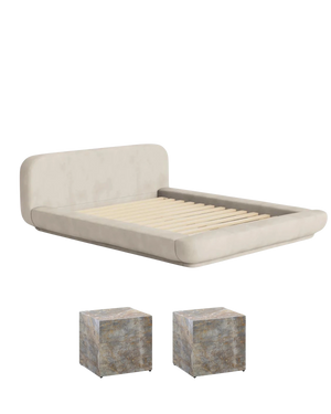 Floss King Bedroom Package - Mist / Marble
