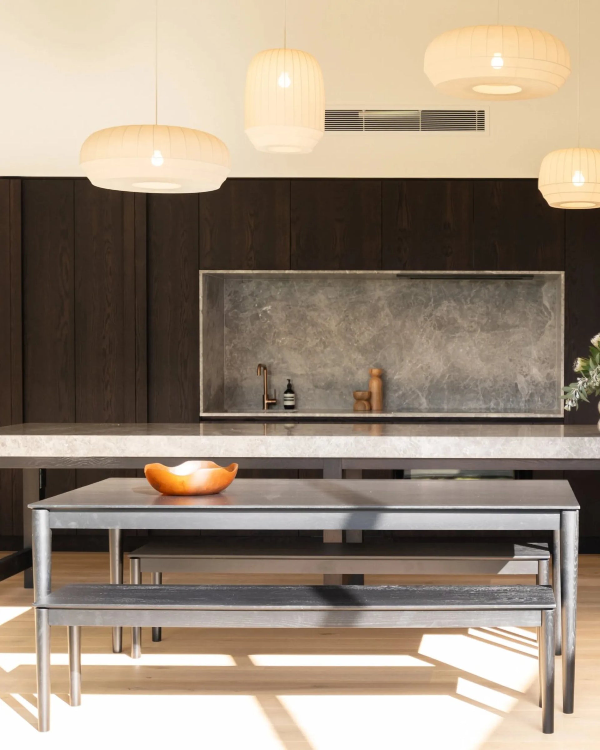 Gather Dining Bench Package - Black