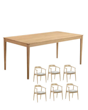 Gather Dining Package - 180cm / Copenhagen Grey