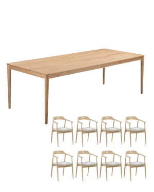 Gather Dining Package - 240cm / Copenhagen Grey