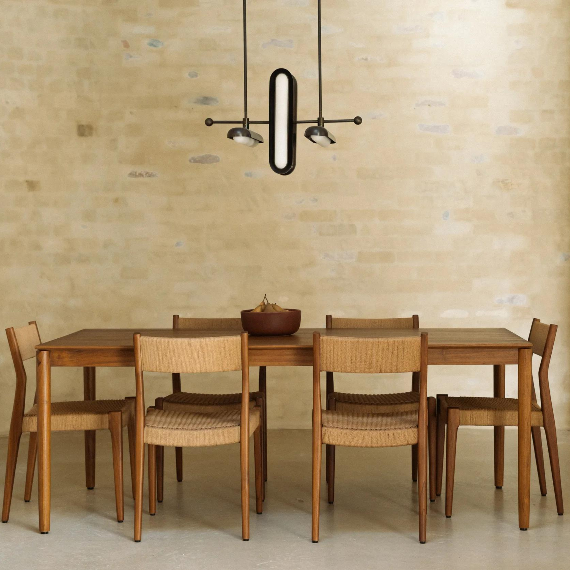 Gather Woven Dining Package - 200cm / Teak