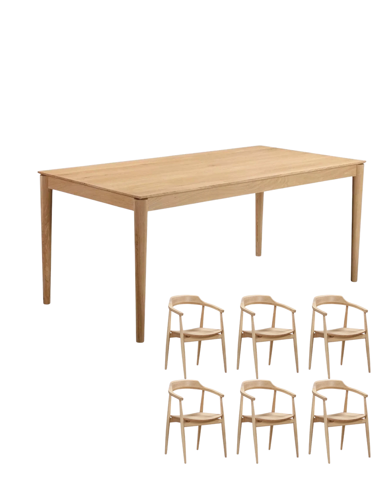 Gather Dining Package - 180cm / Oak