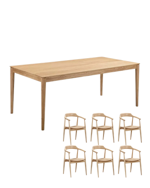 Gather Dining Package - 200cm / Oak