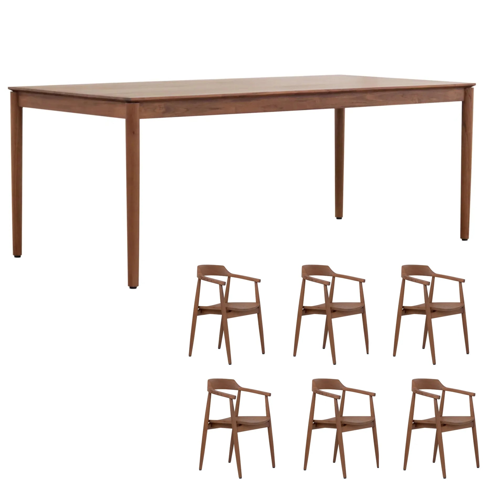 Gather Dining Package - 200cm / Teak