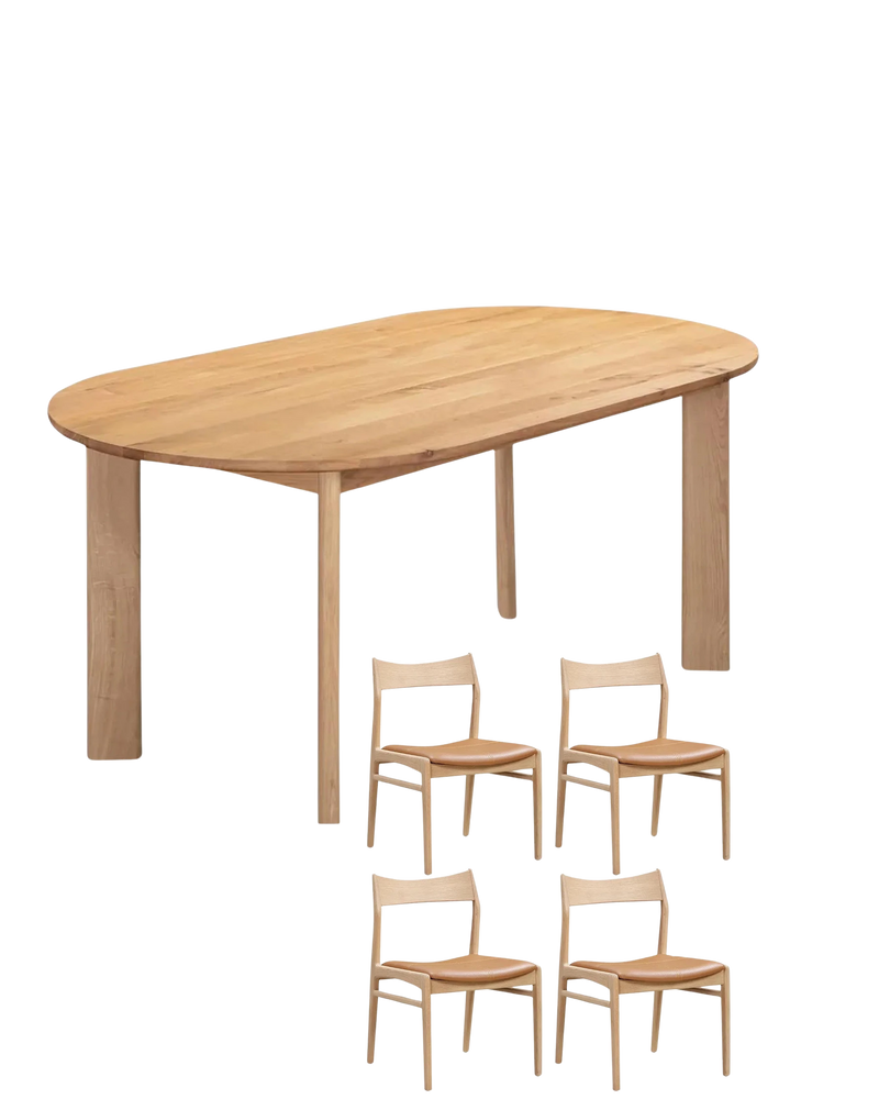 Loop Dining Package - 180cm / Tan