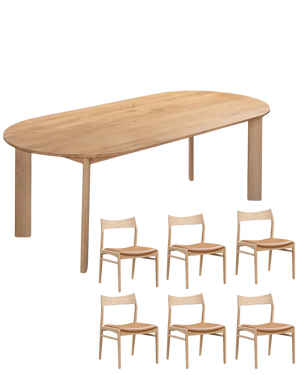 Loop Dining Package - 220cm / Tan