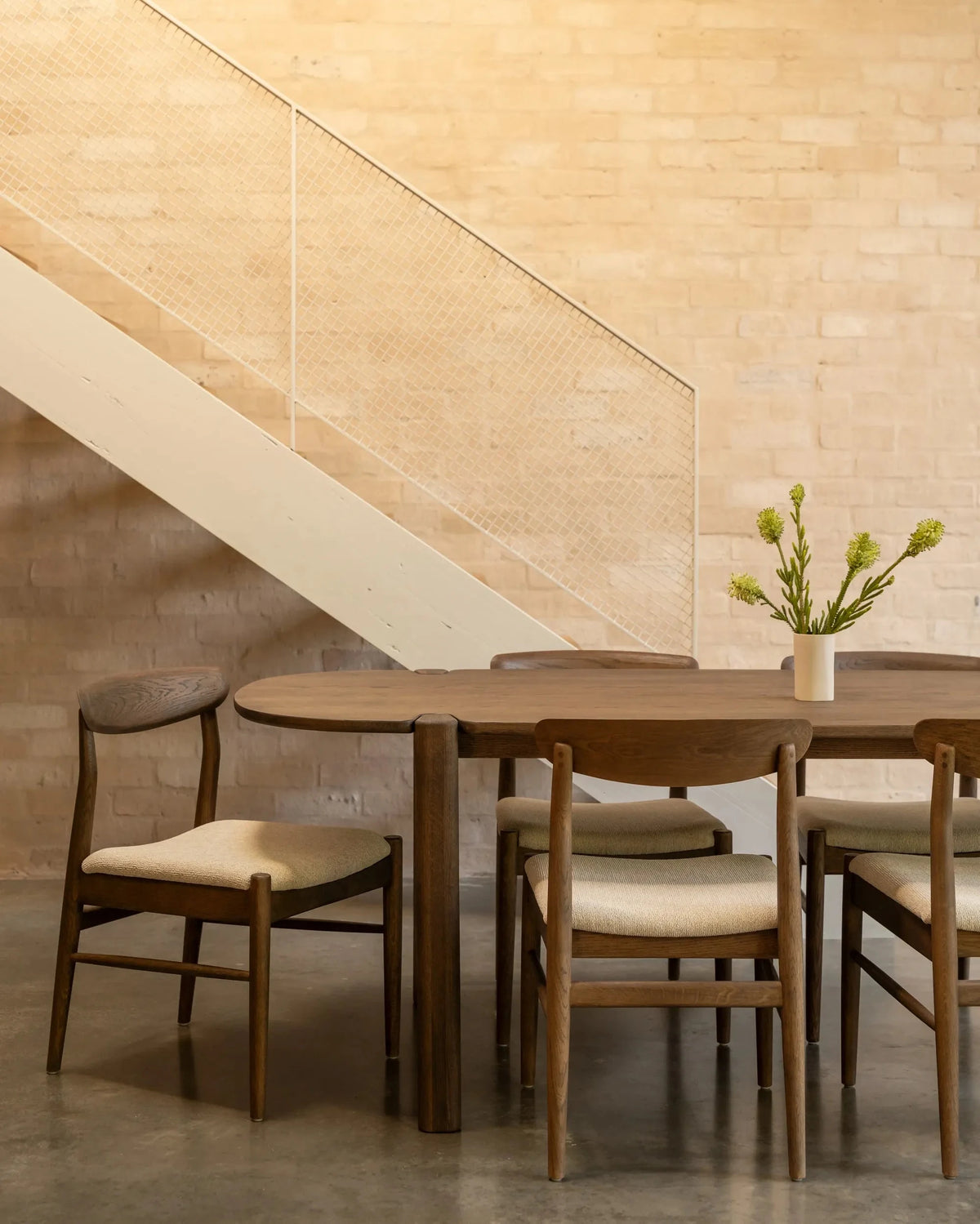 Lunara Dining Package - 300cm Earthen Oak / Tate Biscotti