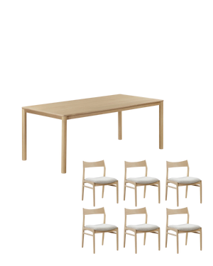 Pure Dining Package - 200cm / Copenhagen Grey