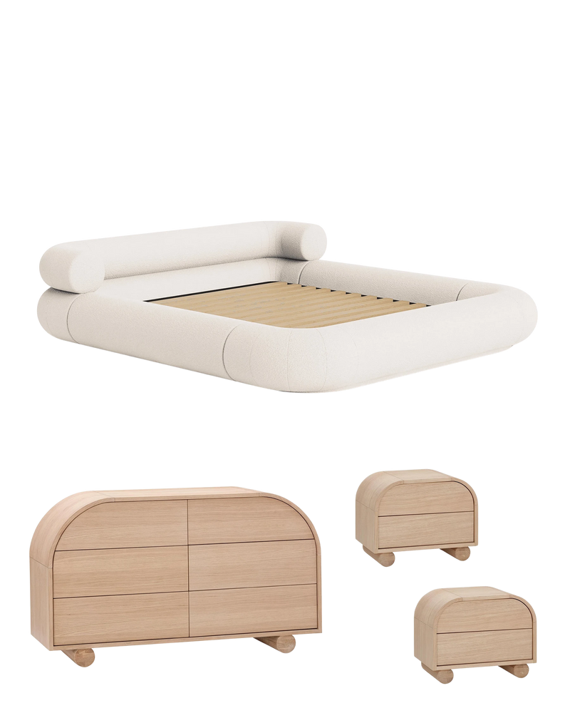 Restore Boucle King Bedroom Package