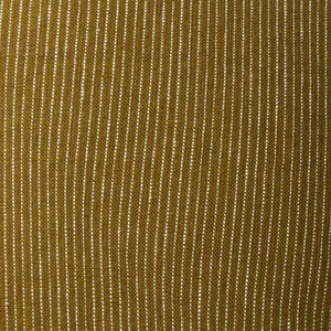 Fine Striped Linen Cushion - Caper