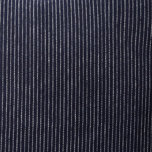 Fine Striped Linen Cushion - Night