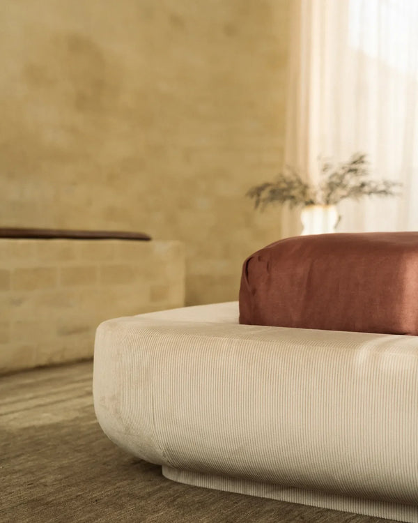 Floss Queen Bed - Corduroy Mist