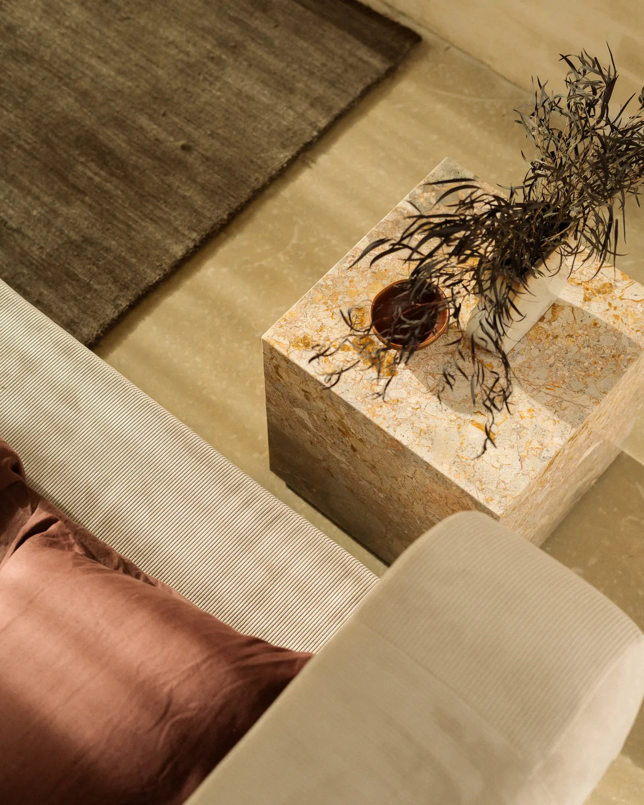 Floss King Bed - Corduroy Mist