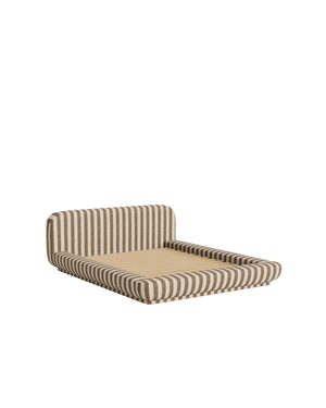Floss Queen Bed - Marnie Coconut Stripe