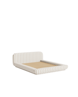 Floss Queen Bed - Marnie Sand Stripe