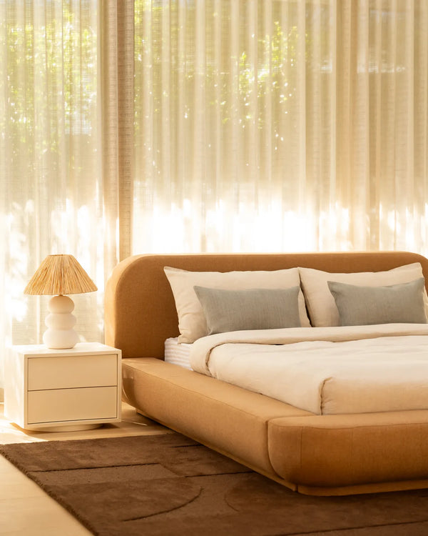 Floss King Bed - Fossil Fawn