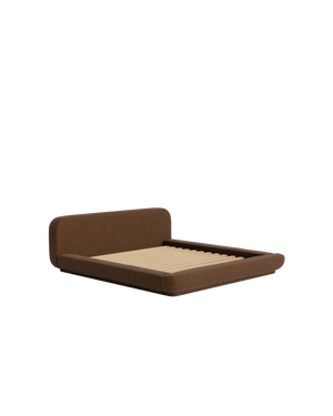 Floss Queen Bed - Fossil Chocolate